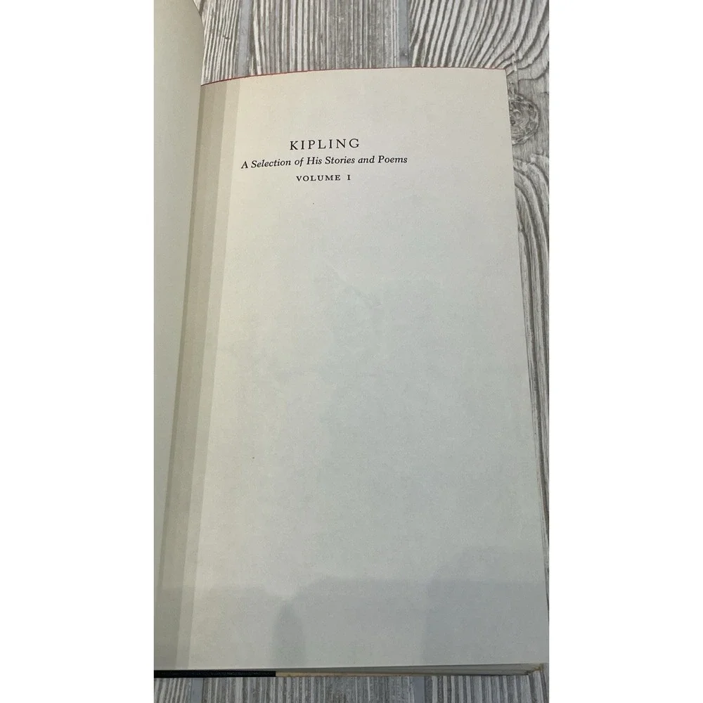 Kipling : A Selection of His Stories and Poems by John Beecroft Vol. 1 & 2 1956
